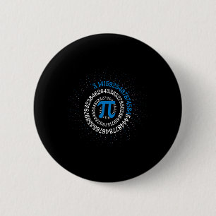 Pi Day Math Nerd Geek 3.1415 Irrational Number Pi 6 Cm Round Badge