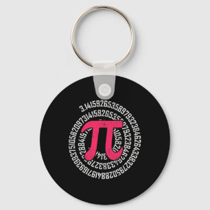 Pi Day Math Nerd Geek 3.1415 Irrational Number Pi Key Ring