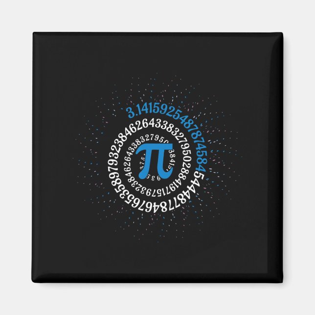 Pi Day Math Nerd Geek 3.1415 Irrational Number Pi  Magnet (Front)