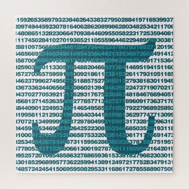 Pi Day Math Nerd Jigsaw Puzzle (Vertical)