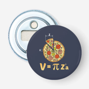 Pi Day Math Nerd Pizza Formula Bottle Opener