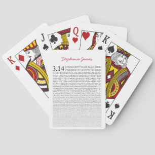 Pi Day Math Numbers Math Student Teacher Playing Cards