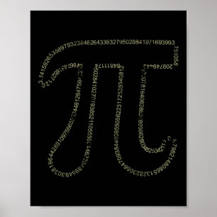 Pi Day Math Pi 3.14 Numbers For Men Women And Yout Poster