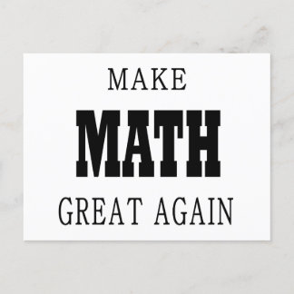 Pi day math postcard for math lover or teacher