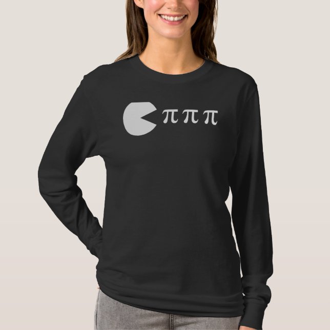 Pi Day Math Science Ate Pi Symbol T-Shirt (Front)