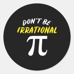 Pi Day Math Science Funny Teacher Gift Mens And Wo Classic Round Sticker