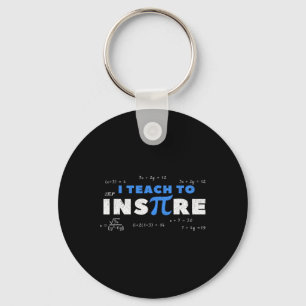 Pi Day Math Teacher I Teach To Inspire Pi 3.14 Gif Key Ring