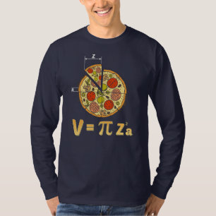 Pi Day Math Teacher Pizza Gag T-Shirt