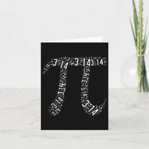 Pi Day - Nerd Geek - Love Math Pi Symbol - Kids Me Card