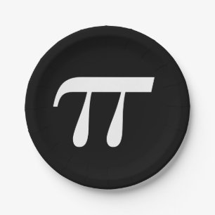 Pi Day Paper Plate