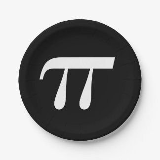 Pi Day Paper Plate