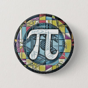 Pi Day Pi Symbols 6 Cm Round Badge