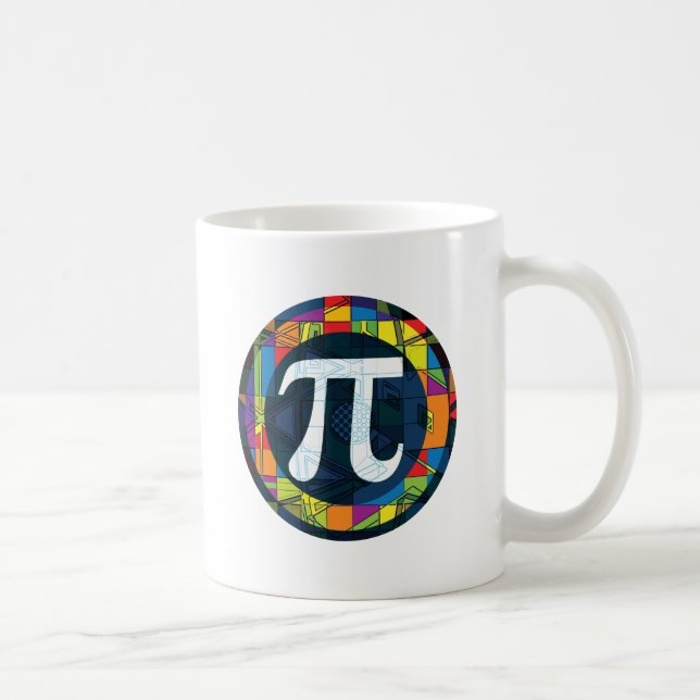 Pi Day Pi Symbols Coffee Mug (Right)