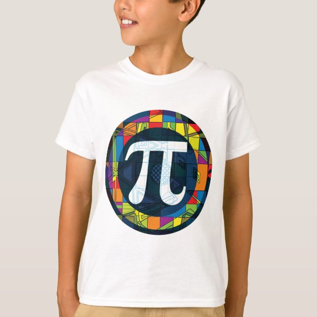 Pi Day Pi Symbols T-Shirt (Front)