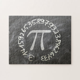 Pi Day PiDay Chalkboard Education Jigsaw Puzzle