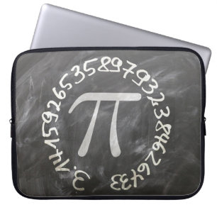 Pi Day PiDay Chalkboard Education Laptop Sleeve
