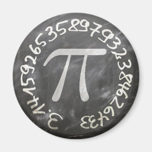 Pi Day PiDay Chalkboard Education Magnet