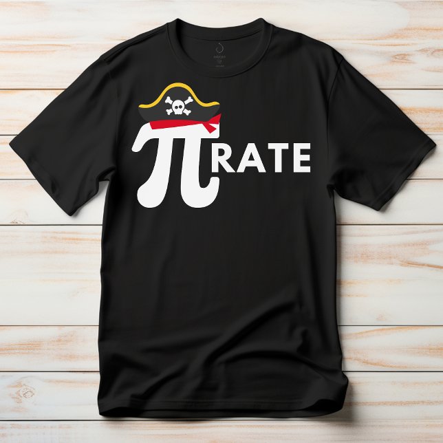 Pi Day Pirate Funny Math Pun T-Shirt (Creator Uploaded)