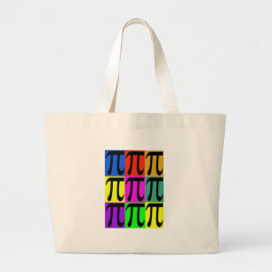 Pi Day POPART gifts Large Tote Bag