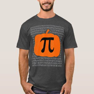 Pi Day Pumpkin Pie Math Funny Halloween Thanksgiv T-Shirt