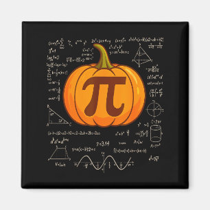 Pi Day Pumpkin Pie Math Shirt Funny Halloween Than Magnet