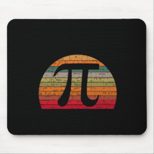 Pi Day Retro Vintage Math Geek Teacher Student Hap Mouse Pad