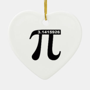 Pi Day SALE ~ March 14th Madness Ceramic Tree Decoration