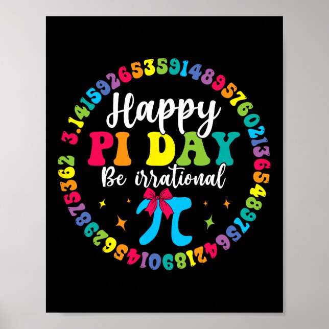 Pi Day Shirt1  Poster (Front)