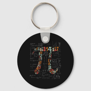 Pi Day Shirt Pi Numbers Math Teacher 3.14 Gift Boy Key Ring