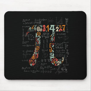 Pi Day Shirt Pi Numbers Math Teacher 3.14 Gift Boy Mouse Pad