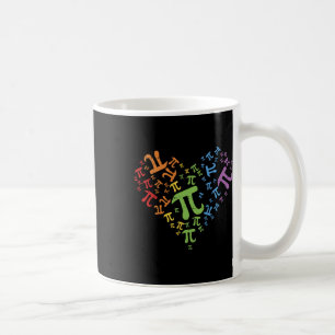 Pi Day Shirt Rainbow Heart Math Lgbt Gay Lesbian P Coffee Mug