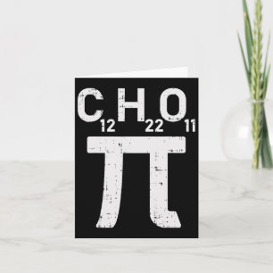 Pi Day Sugar Shirt Symbol Formula Math Chemistry S Card
