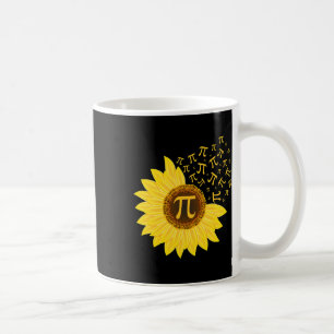 Pi Day Sunflower - 3.14 - Math Teacher - Pi Number Coffee Mug