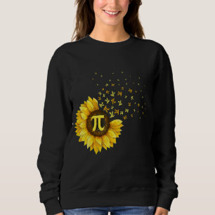Pi Day Sunflower 3 14 Pi Number Symbol Math Scien Sweatshirt