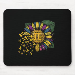 Pi Day Sunflower 3 Mouse Pad