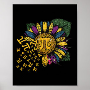 Pi Day Sunflower 3  Poster