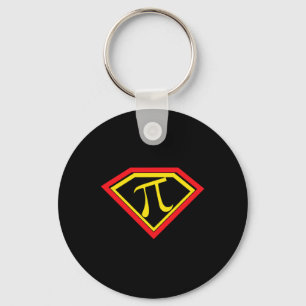 Pi Day Superpi Pi Superhero Math Teacher Mathemati Key Ring