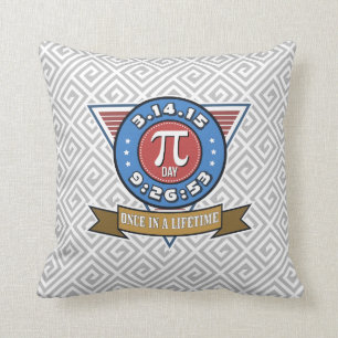 Pi Day Symbol for Math Nerds Pillow