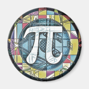 Pi Day Symbol Rounds Magnet