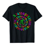 Pi Day tee Spiral Pi Math design for Pi Day 3.14<br><div class="desc">Pi Day Shirt 3. 14 Pi tee shirt. Perfect for math majors,  graduate students,  science nerds or math geeks! Great for math teachers or mathletes who love to solve mathematical equations. Pi Day Shirt.</div>