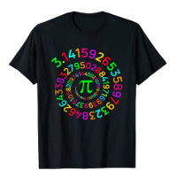 Pi Day tee Spiral Pi Math design for Pi Day 3.14