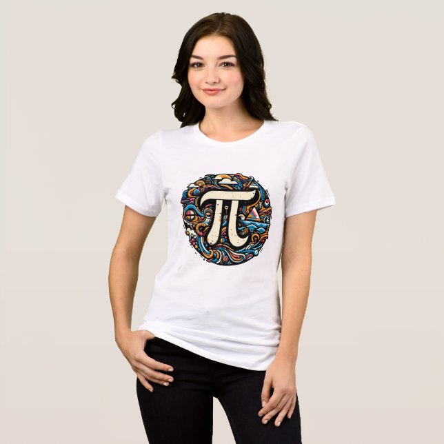 Pi Day Tri-Blend Shirt (Front Full)