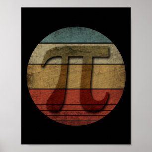 PI DAY VINTAGE POSTER