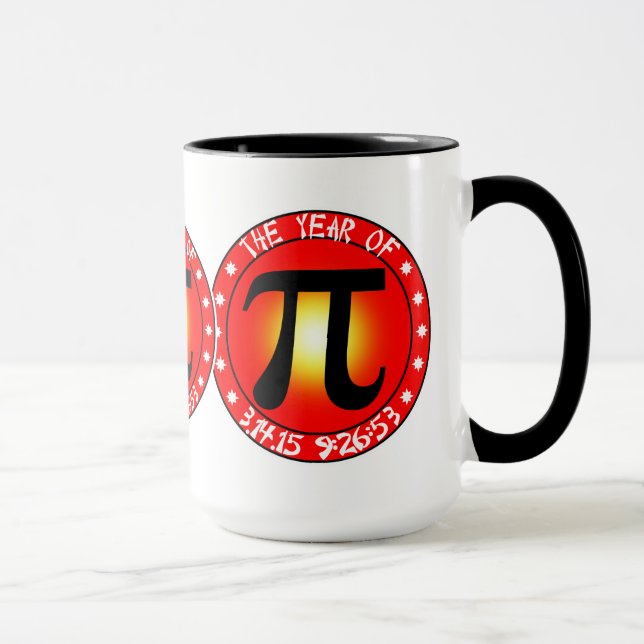 Pi Day - Year of Pi  3/14/15 9:26:53 Mug (Right)
