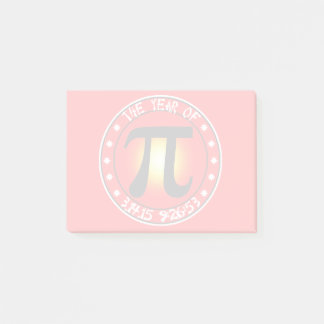 Pi Day - Year of Pi 3/14/15 9:26:53 Post-it Notes