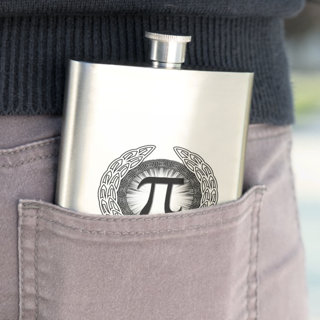PI Emblem Hip Flask (In Situ)