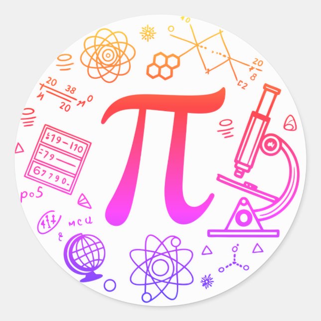Pi Enthusiast Classic Round Sticker (Front)