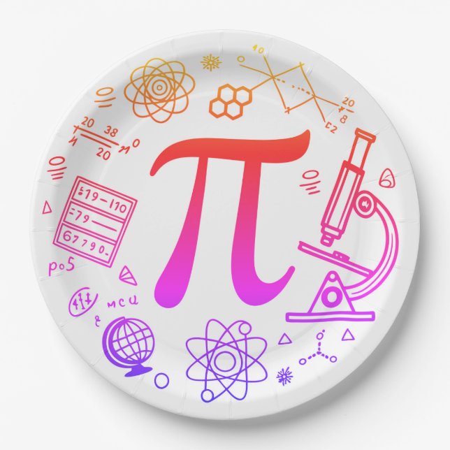 Pi Enthusiast Paper Plate (Front)
