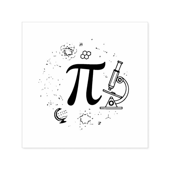 Pi Enthusiast Self-inking Stamp (Design)