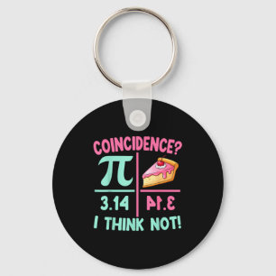 Pi Equals Pie For Happy Pi Day Math Lover Teacher Key Ring
